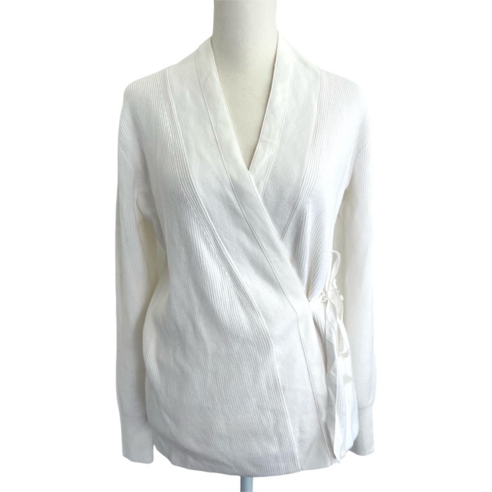 J. Crew Cream V-Neck Sweater